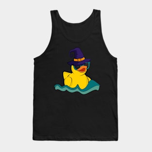 Halloween Duck Witch Tank Top